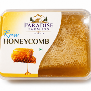 Kashmiri Wildflower Comb Honey – 100% Pure, Raw & Unfiltered (Edible Honeycomb)