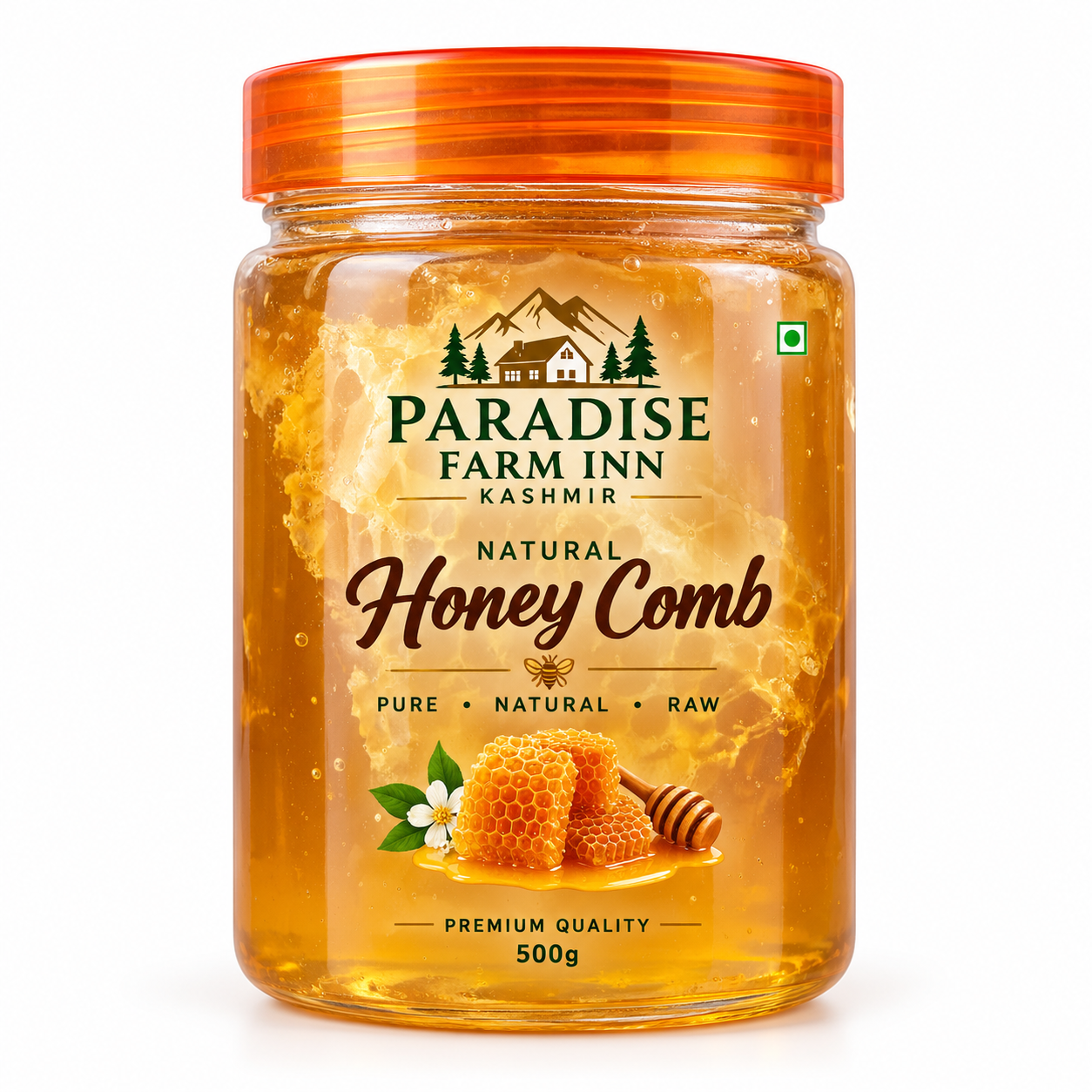 Natural Comb Honey - 500Grams